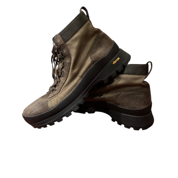 Frye Men’s Korver Olive Green/Black Lace Up Casual Utility Boots 12